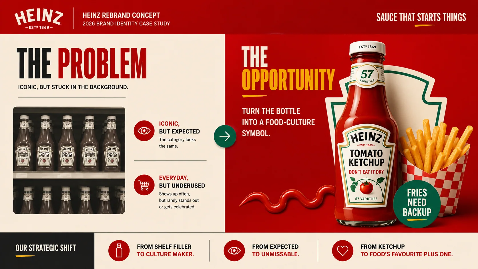 Heinz Rebrand Concept: Sauce That Starts Things frame 2