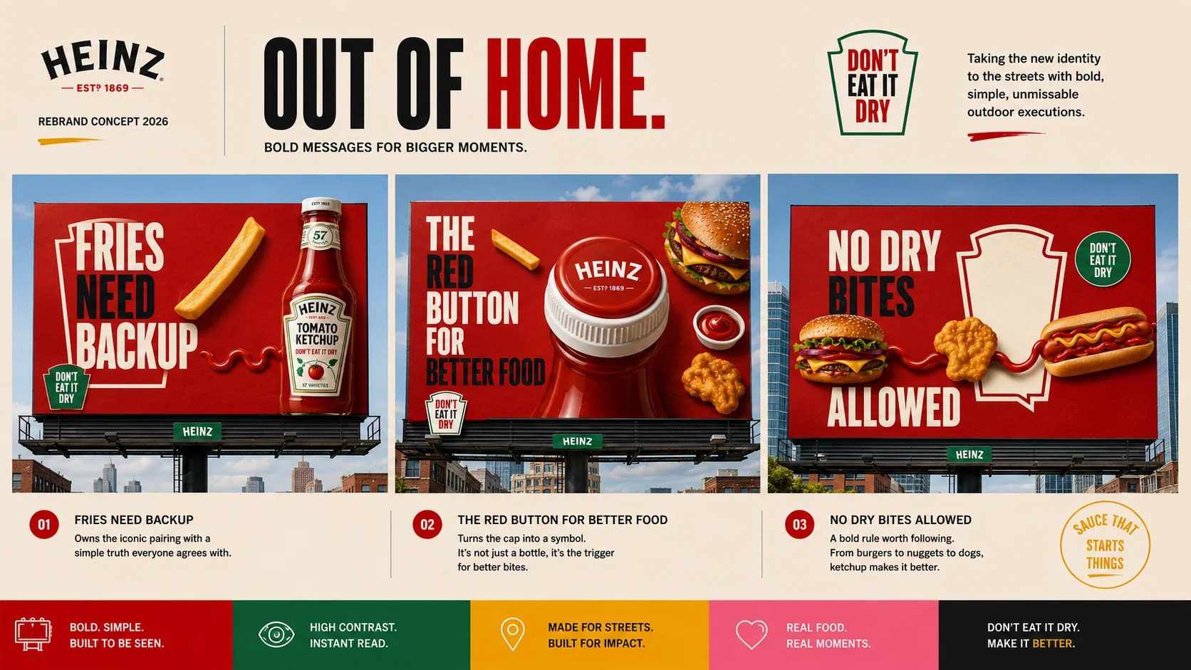 Heinz Rebrand Concept: Sauce That Starts Things frame 7